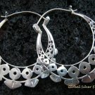 Sterling Silver Hoop Earrings SE-159-KT