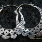 Sterling Silver Hoop Earrings SE-159-KT