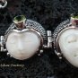 Sterling Silver & Peridot Three Face Goddess Bracelet GDB-1011-KT