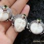 Sterling Silver & Peridot Three Face Goddess Bracelet GDB-1011-KT