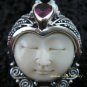 Sterling Silver Mixed Gems Goddess Pendant GDP-834-PS