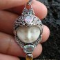 Sterling Silver Mixed Gems Goddess Pendant GDP-834-PS