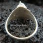 Sterling Silver Green Quartz Poison Ring LR-403-KT