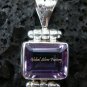 925 Silver Druzy & Amethyst Pendant SP-299-KT