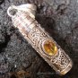 Sterling Silver Citrine Perfume Pendant PP-200-KT