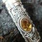 Sterling Silver Citrine Perfume Pendant PP-200-KT