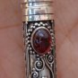 Sterling Silver Garnet Perfume Pendant PP-218-KT