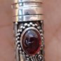 Sterling Silver Garnet Perfume Pendant PP-218-KT