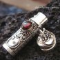 Sterling Silver Garnet Perfume Pendant PP-218-KT