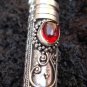 Sterling Silver Garnet Perfume Pendant PP-218-KT