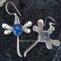 925 Silver Lapis Lazuli Dragonfly Earrings ER-333-KA