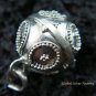925 Silver Teardrop Pattern Chime Ball Pendant 12mm CH-185-KT