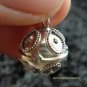925 Silver Teardrop Pattern Chime Ball Pendant 12mm CH-185-KT