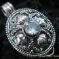 Sterling Silver Blue Topaz Locket Pendant LP-157-KT
