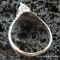Sterling Silver Green Quartz Poison Ring LR-398-KT