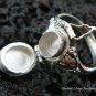 Sterling Silver Green Quartz Poison Ring LR-398-KT