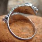 Sterling Silver Amethyst Snake Ring RI-101-KA