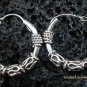 Petite Bali Style Sterling Silver Hoop Earrings SE-156-KT