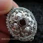 Sterling Silver Garnet Locket Pendant LP-180-KT