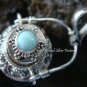 925 Silver Larimar Perfume Pendant PP-222-KT