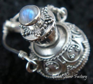 925 Silver Moonstone Perfume Pendant PP-227-KT
