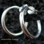 Sterling Silver Round Stud Earrings SE-155-KT