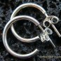 Sterling Silver Round Stud Earrings SE-155-KT