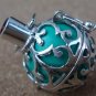 925 Silver Garnet Harmony Chime Ball Pendant HB-181-KT
