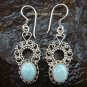 925 Silver Bali Design Larimar Earrings ER-570-NY