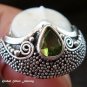 Sterling Silver Peridot Goddess Ring GDR-1077-PS