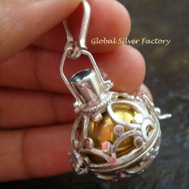 20mm Harmony Ball w Blue Topaz HB-334-KT