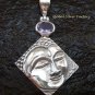 925 Silver Amethyst Buddha Pendant SP-496-KT