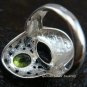 925 Silver Peridot Designer Ring RI-323-KT