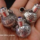 Wholesale 925 Silver Mixed Gems Cremation Pendant SSB-259-GSF