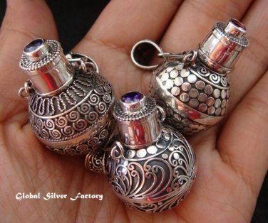 Wholesale 925 Silver Mixed Gems Cremation Pendant SSB-259-GSF