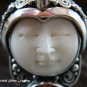 Sterling Silver 2 Garnet Stones Goddess Ring GDR-1076-PS