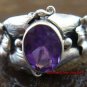 Amethyst & 925 Sterling Silver Flower Ring RI-334-NY