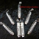7 x Wholesale Silver & Cremation Pendants SSB-295-GSF