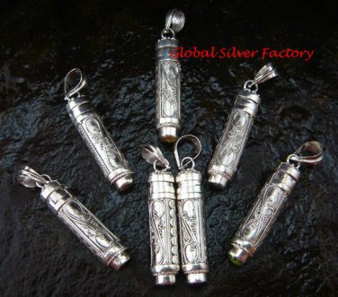 7 x Wholesale Silver & Cremation Pendants SSB-295-GSF