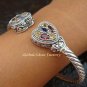 Bali Design Multi Gems Cuff Bangle SBB-359-KT
