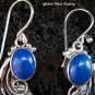 Silver Leaf & Lapis Lazuli Earrings ER-562-NY