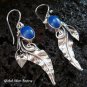 Silver Leaf & Lapis Lazuli Earrings ER-562-NY