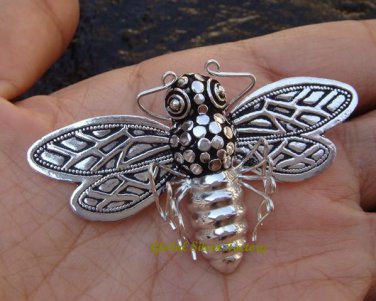 Sterling Silver Bumble Bee Pin Pendant BC-166-KT