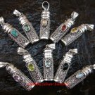10x Wholesale Silver & Gems Cremation Pendant SSB-285-GSF