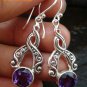 Sterling Silver Amethyst Earrings ER-585-PS