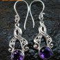 Sterling Silver Amethyst Earrings ER-585-PS