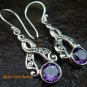 Sterling Silver Amethyst Earrings ER-585-PS