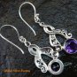 Sterling Silver Amethyst Earrings ER-585-PS