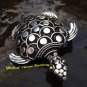 Sterling Silver Antique Look Turtle Pin Pendant BC-169-KT