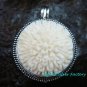 Hand made 925 Silver Carved Flower Locket Pendant LP-191-KA
